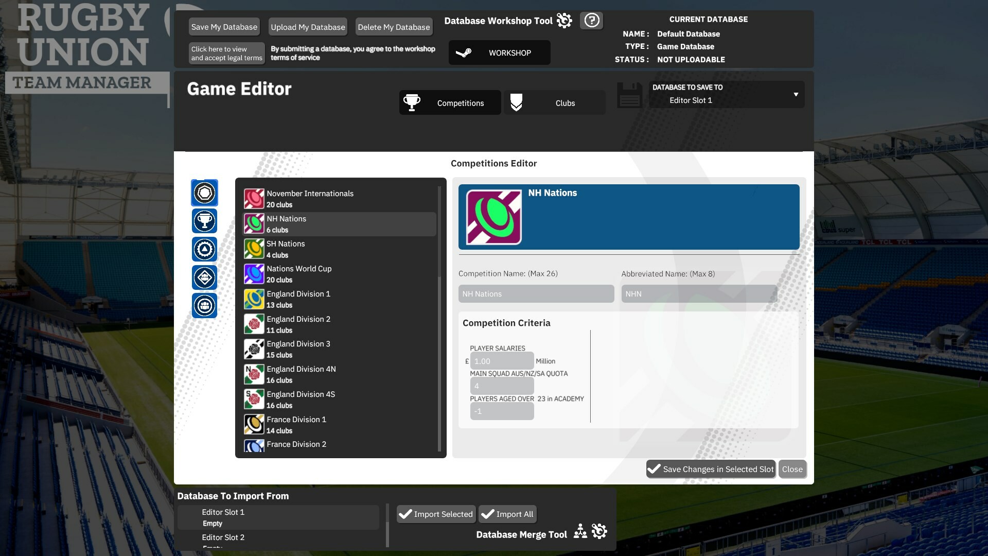 Rugby Union Team Manager 4 Screenshot 43