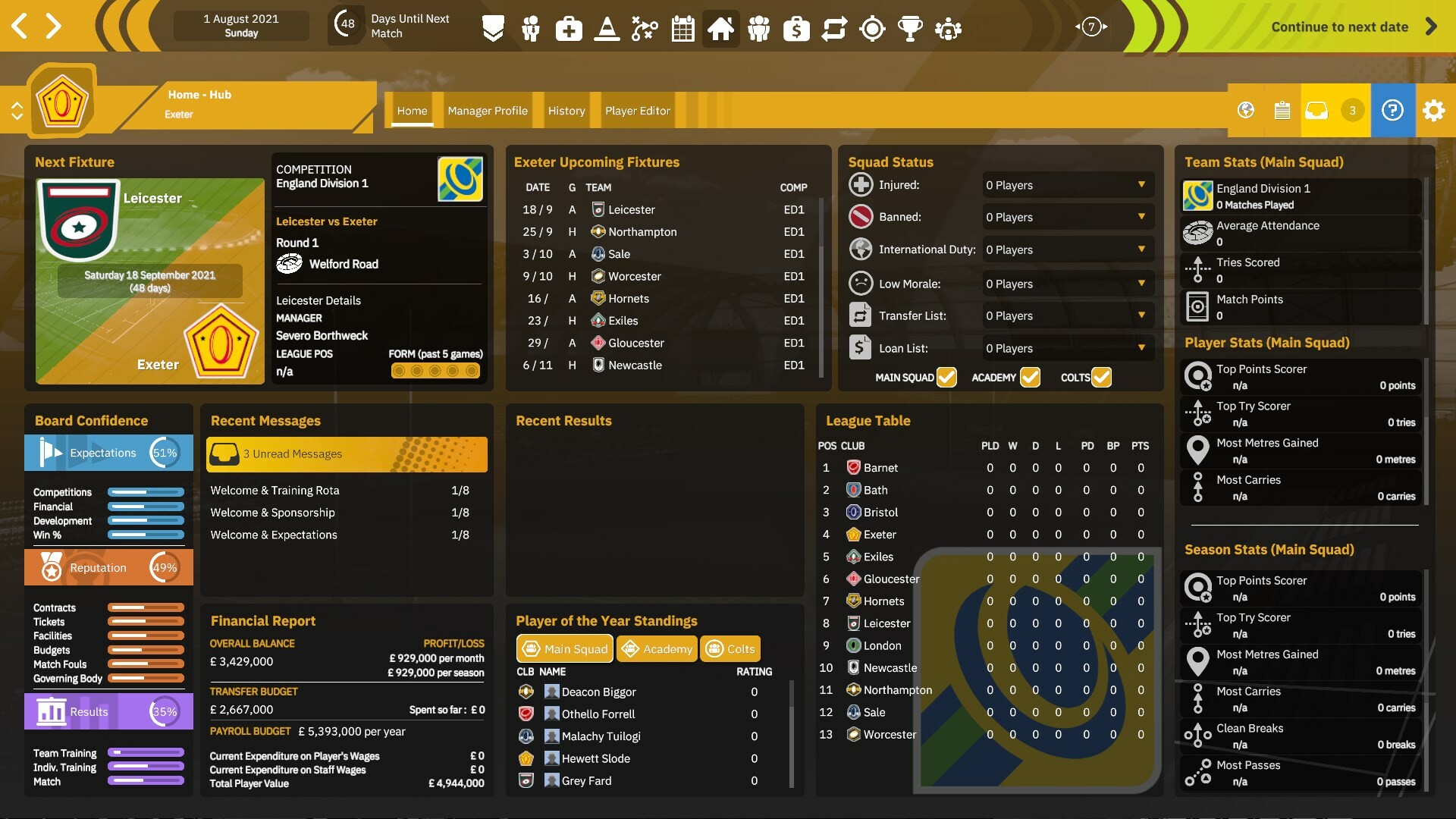 Rugby Union Team Manager 4 Screenshot 32