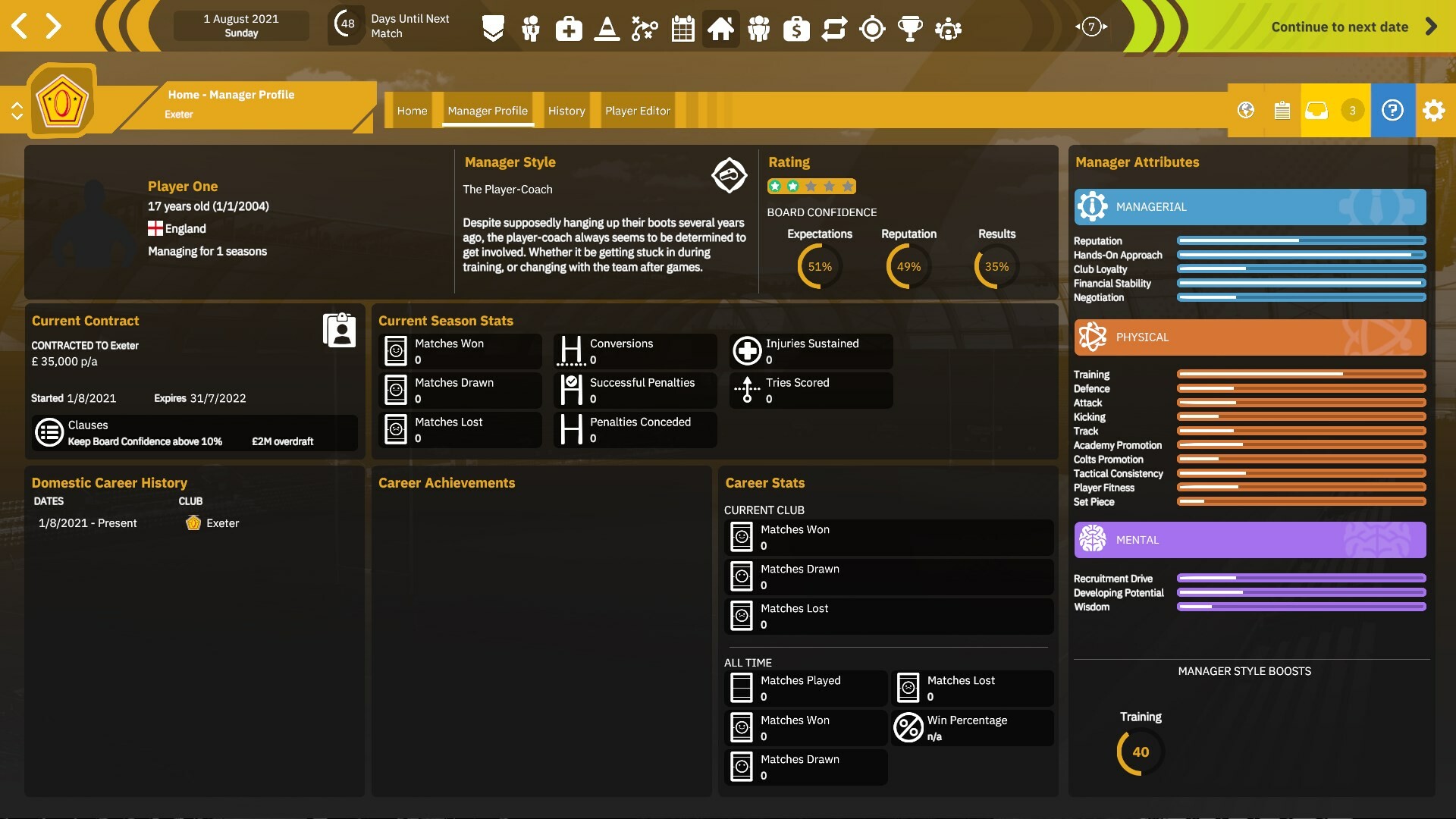 Rugby Union Team Manager 4 Screenshot 36