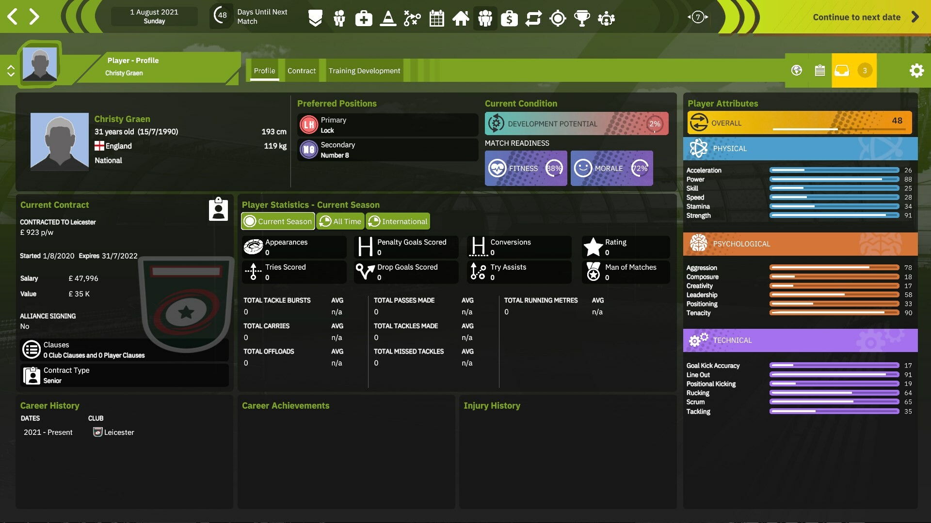 Rugby Union Team Manager 4 Screenshot 14