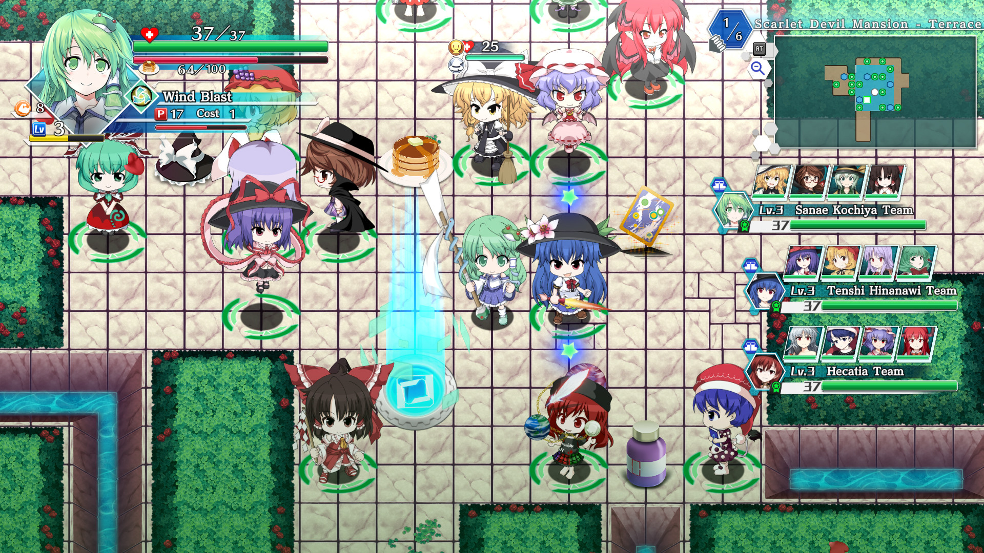Touhou Genso Wanderer -Lotus Labyrinth R- Screenshot 1