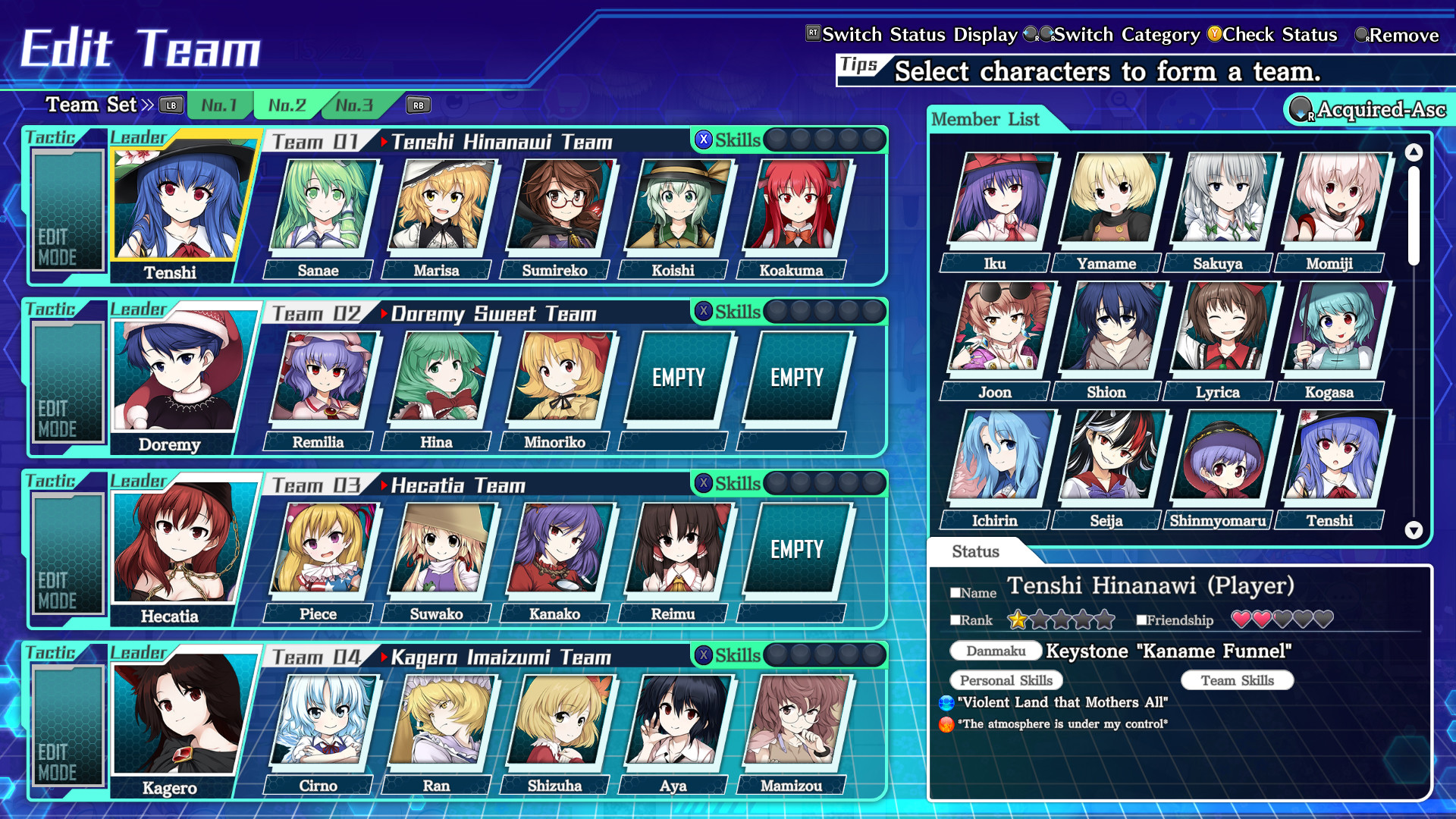 Touhou Genso Wanderer -Lotus Labyrinth R- Screenshot 10