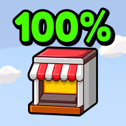 100% shop icon