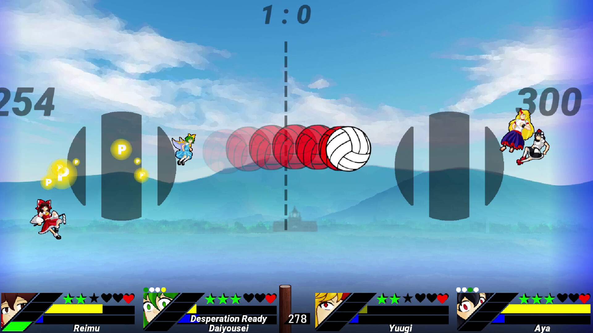 Touhou Volleyball Danmaku Screenshot 6