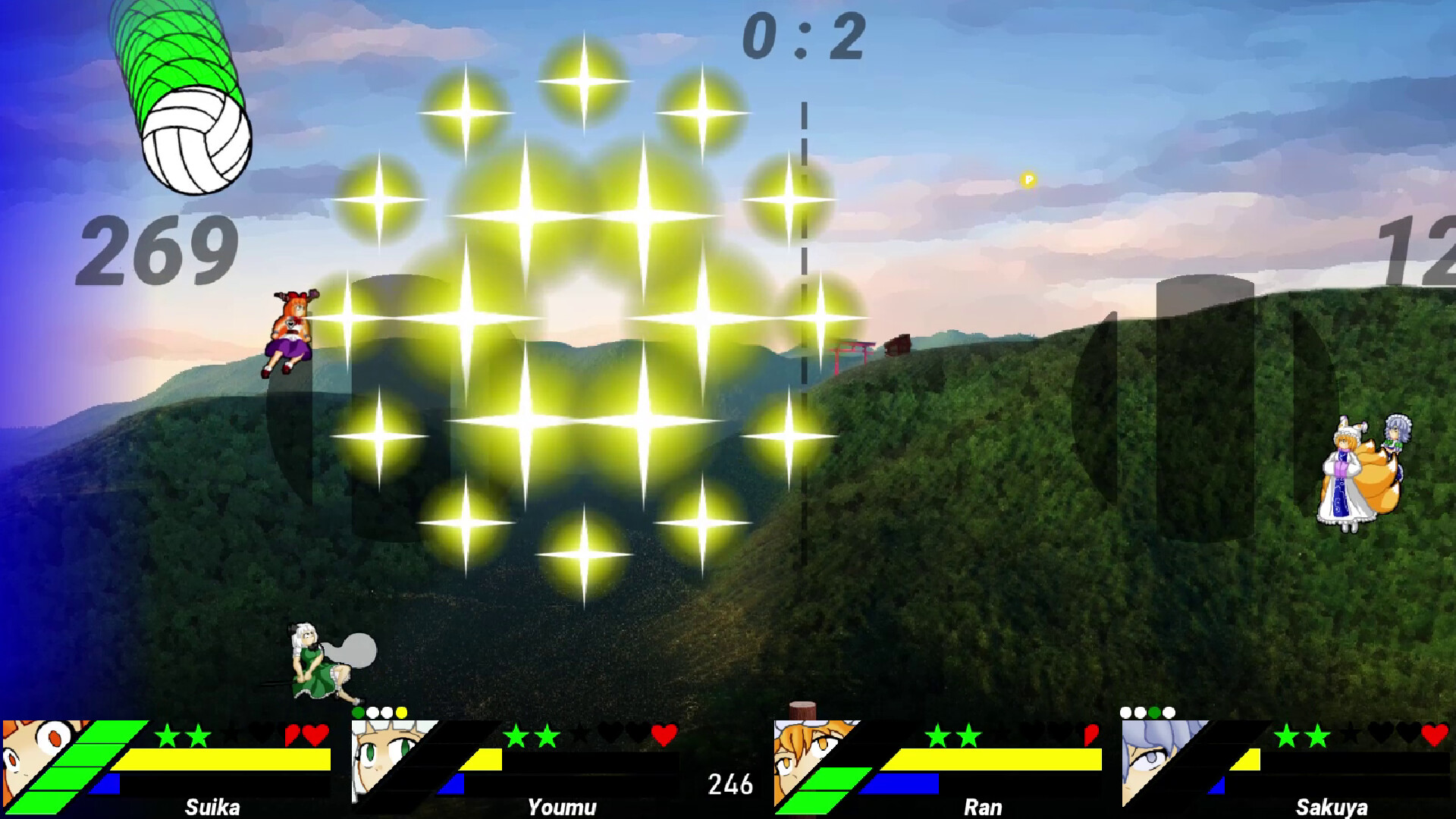 Touhou Volleyball Danmaku Screenshot 5