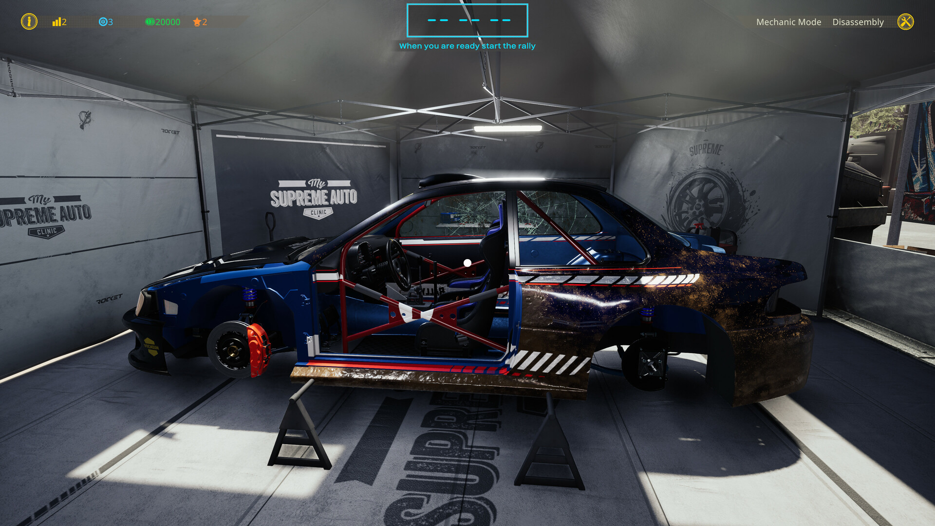 Rally Mechanic Simulator: Light Edition Screenshot 2