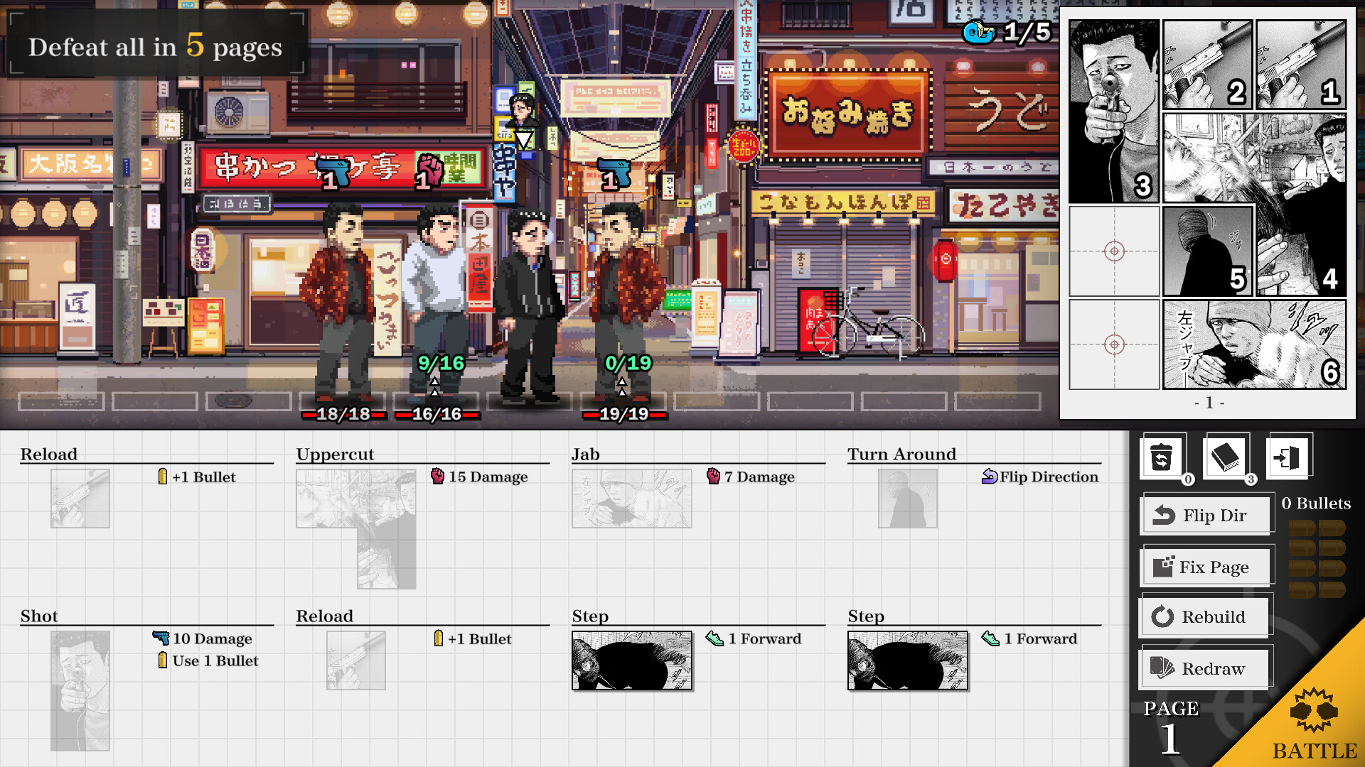 The Fable: Manga Build Roguelike Screenshot 0