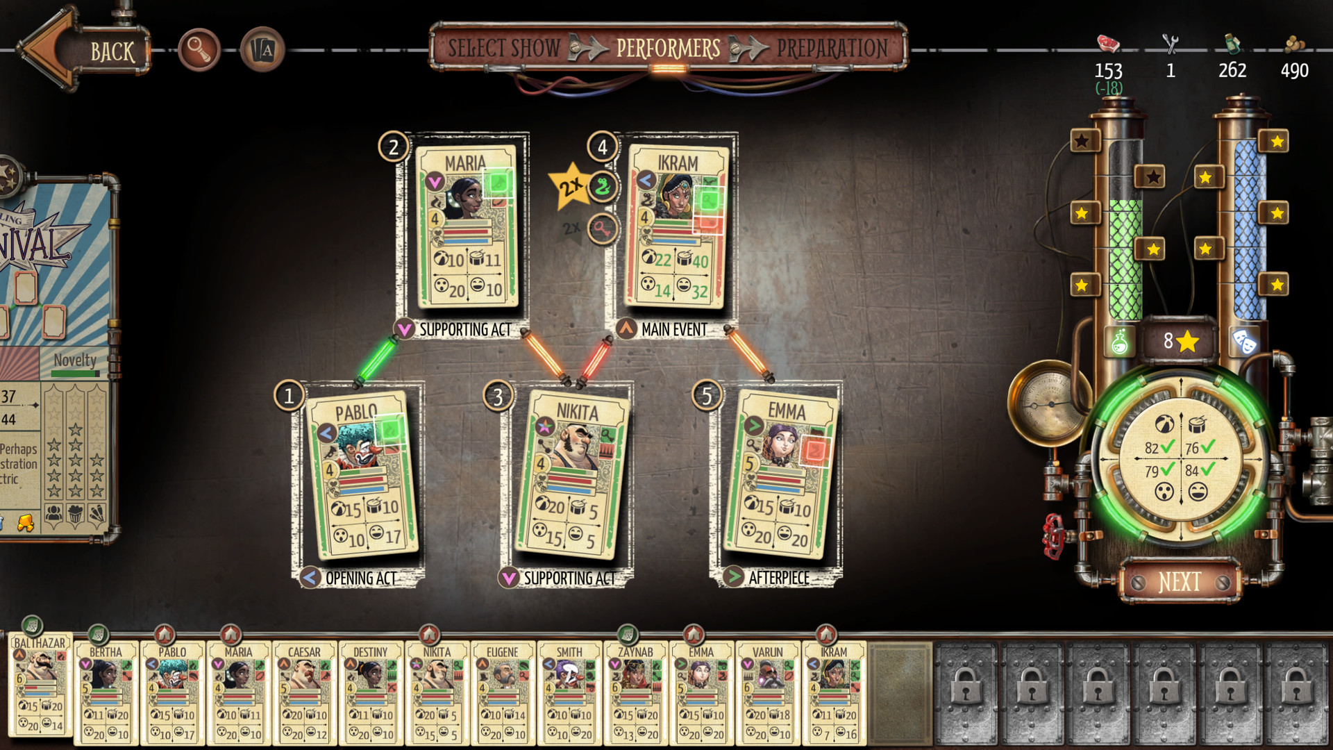 Circus Electrique Screenshot 2