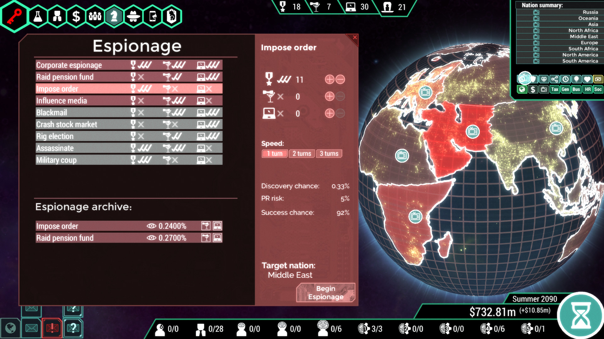 Spinnortality | cyberpunk management sim Screenshot 5