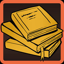 Librarian raccoon icon