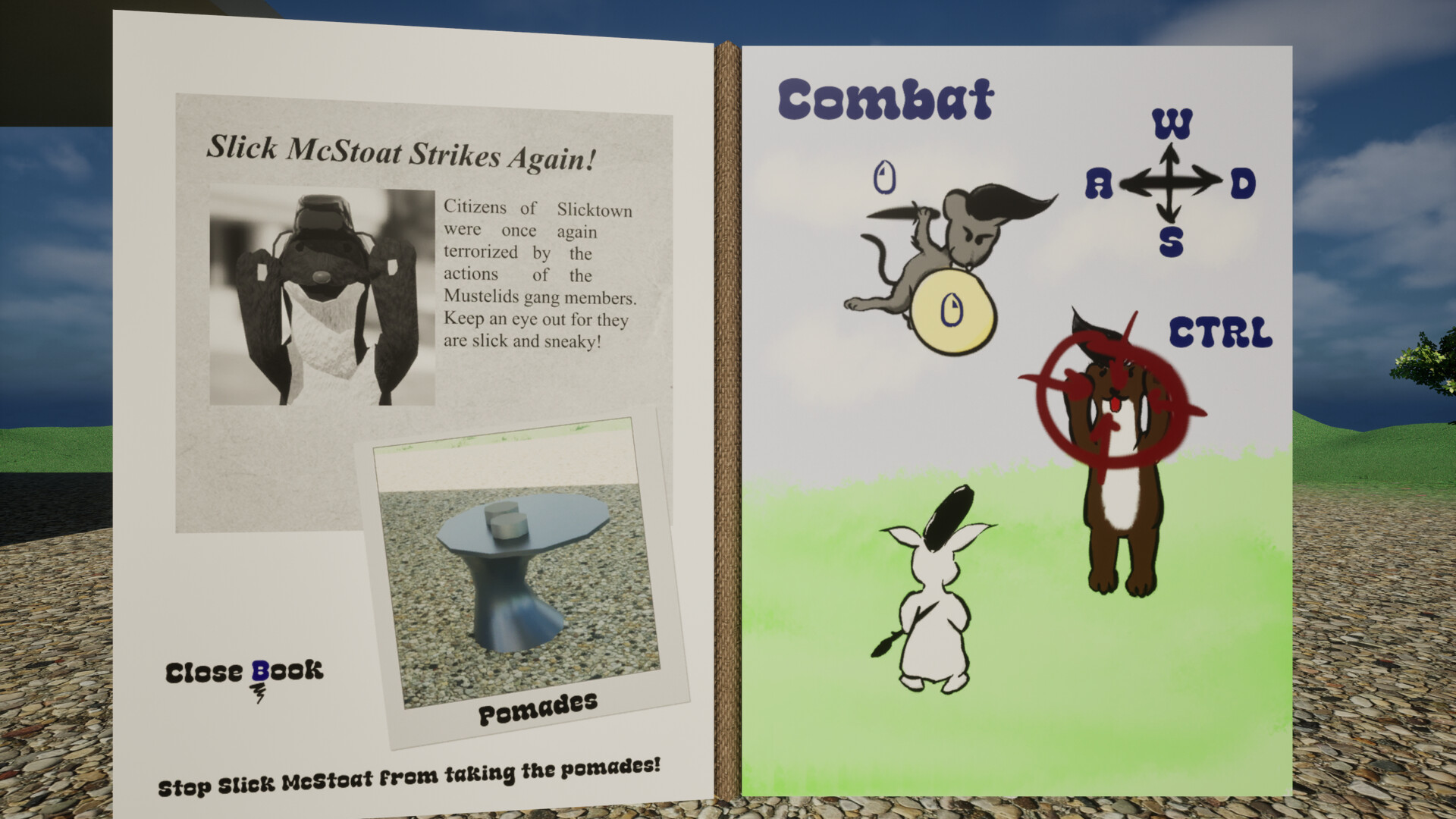 Pompadour Panic: Bunny Bravo vs Slick McStoat Screenshot 4