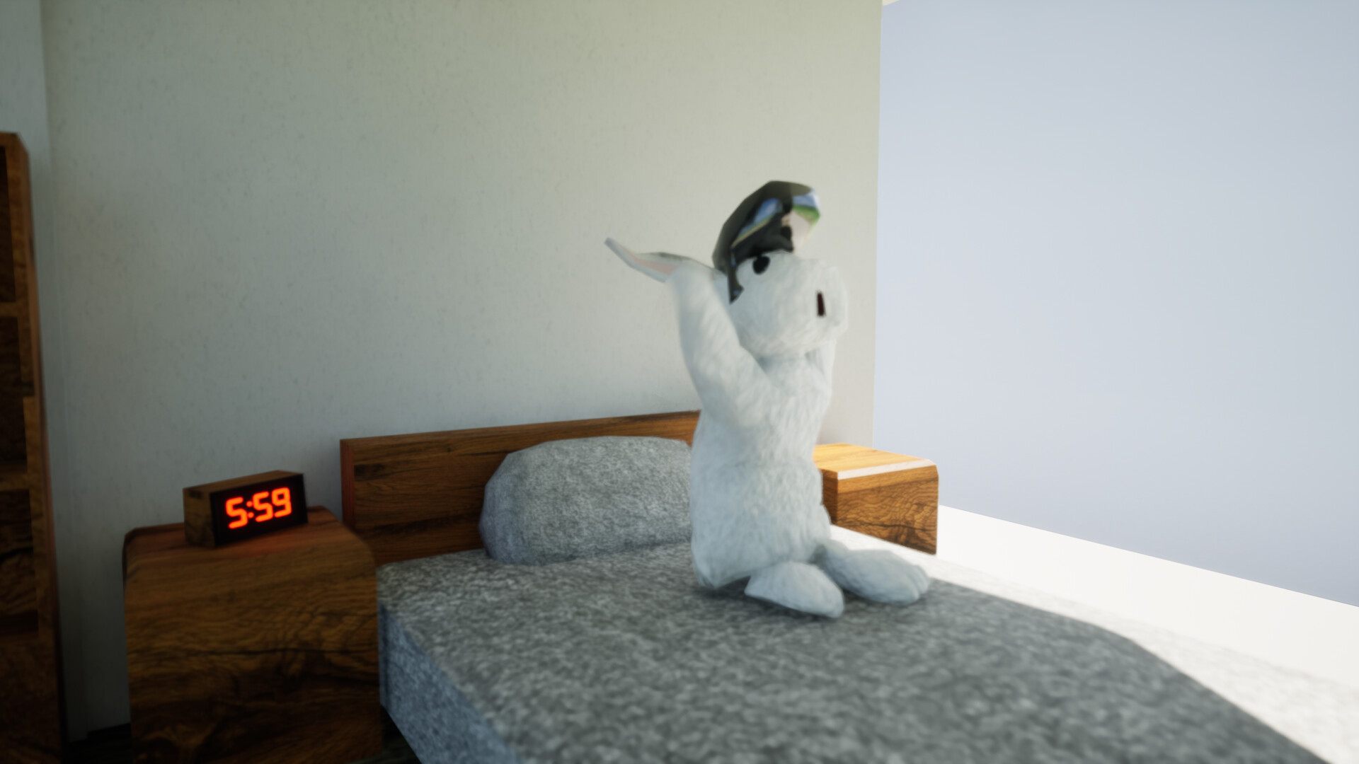 Pompadour Panic: Bunny Bravo vs Slick McStoat Screenshot 1