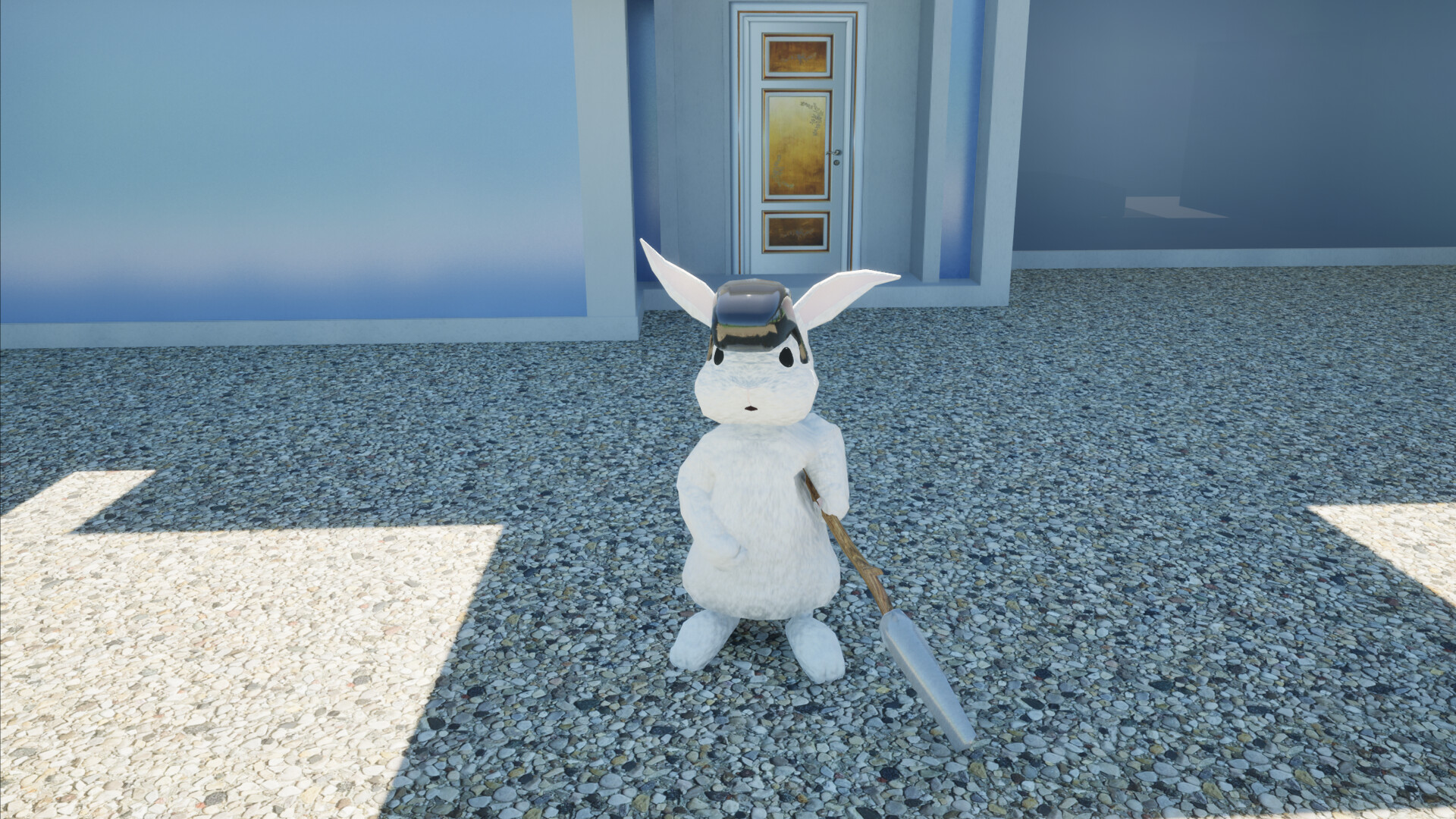 Pompadour Panic: Bunny Bravo vs Slick McStoat Screenshot 0