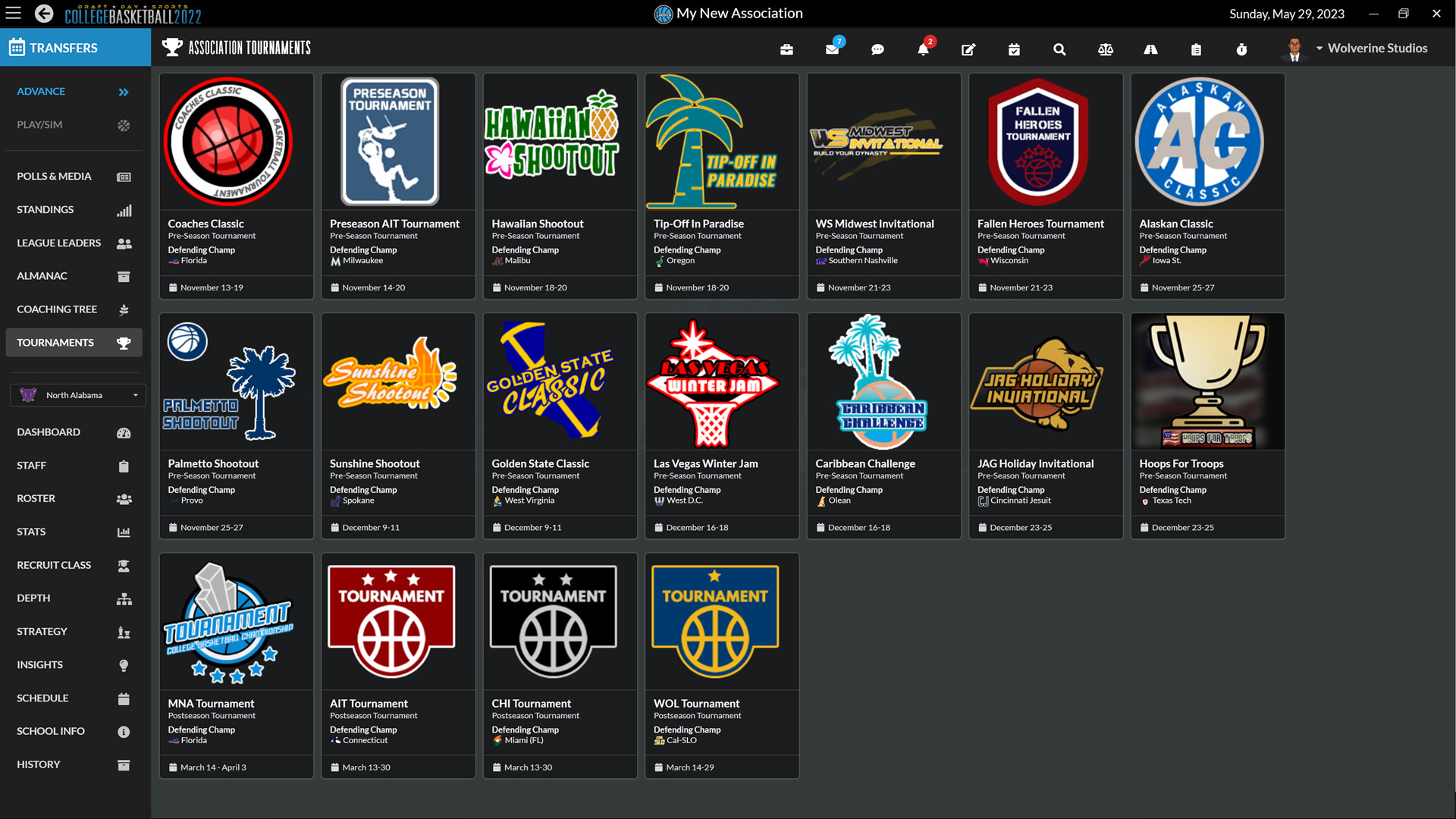 Draft Day Sports: College Basketball 2022 Screenshot 6