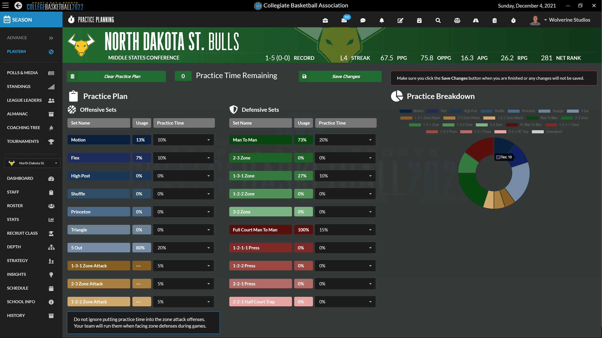 Draft Day Sports: College Basketball 2022 Screenshot 8