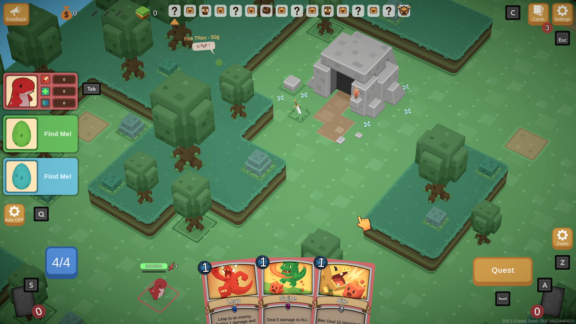 Dino Card Hunt Screenshot 1