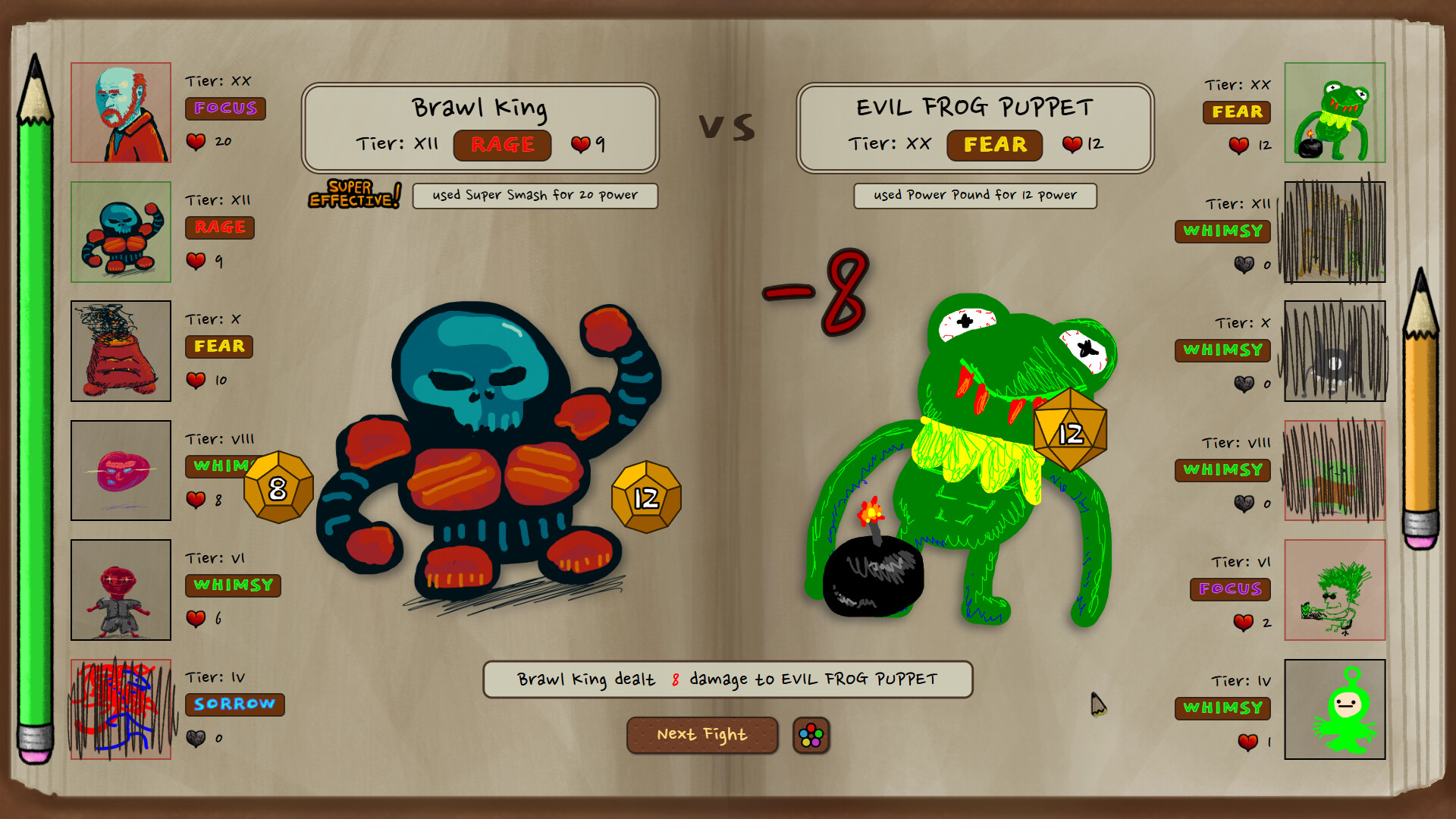 Doodle Dice Monsters Screenshot 2