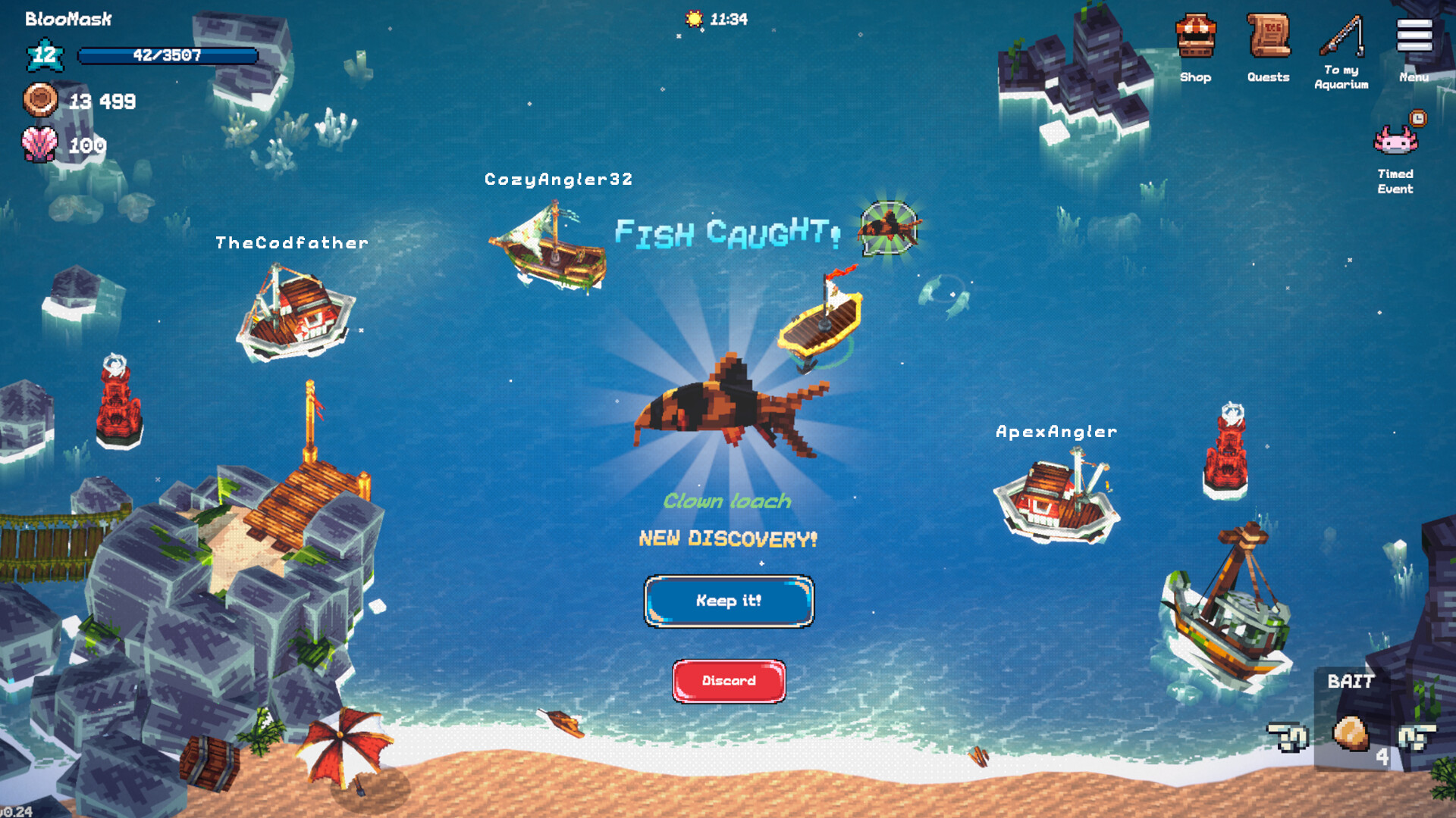 Tiny Aquarium: Social Fishkeeping Screenshot 3