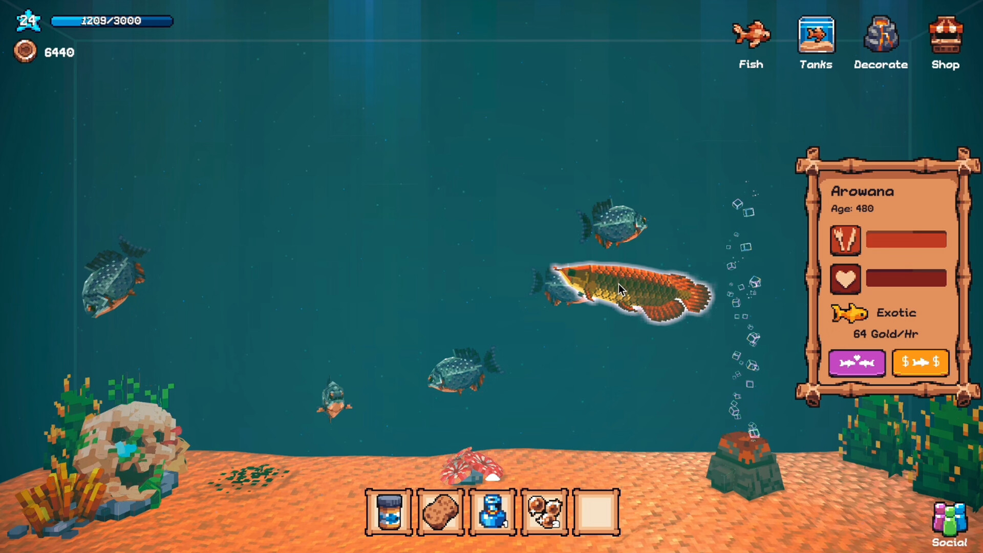 Tiny Aquarium: Social Fishkeeping Screenshot 8
