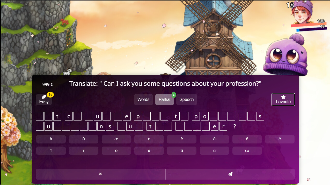 WonderLang French Screenshot 1