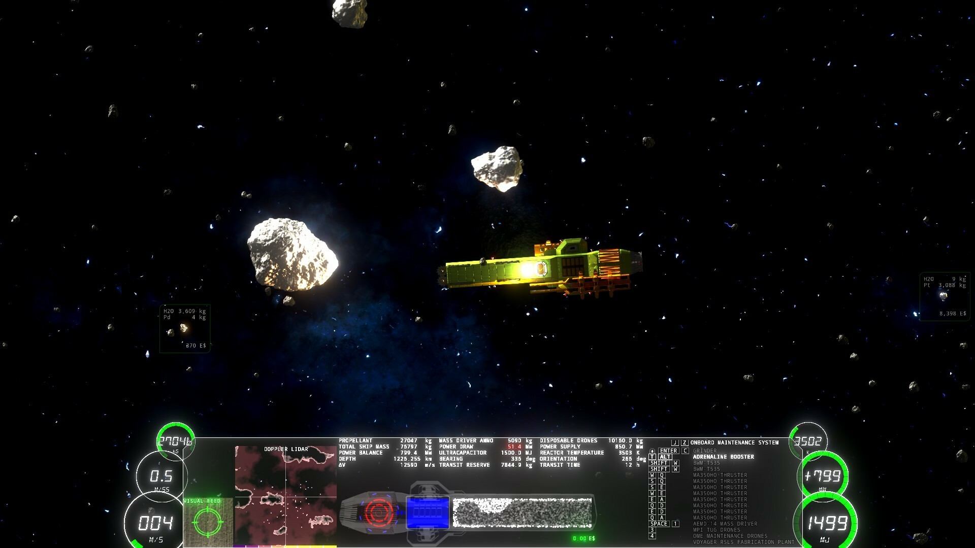 ΔV: Rings of Saturn Demo Screenshot 1