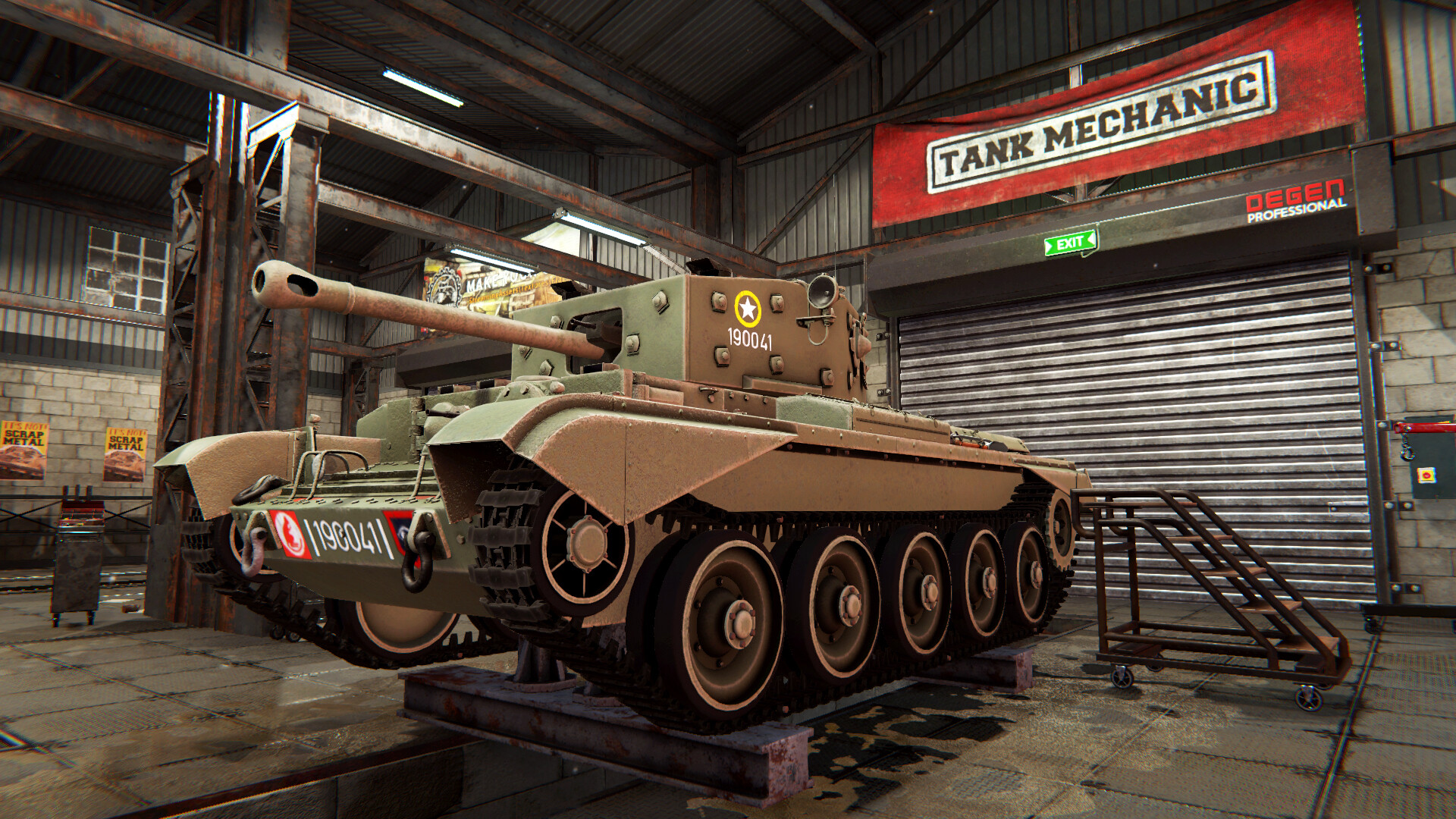 Tank Mechanic Simulator - Cromwell Mk.IV DLC Screenshot 10