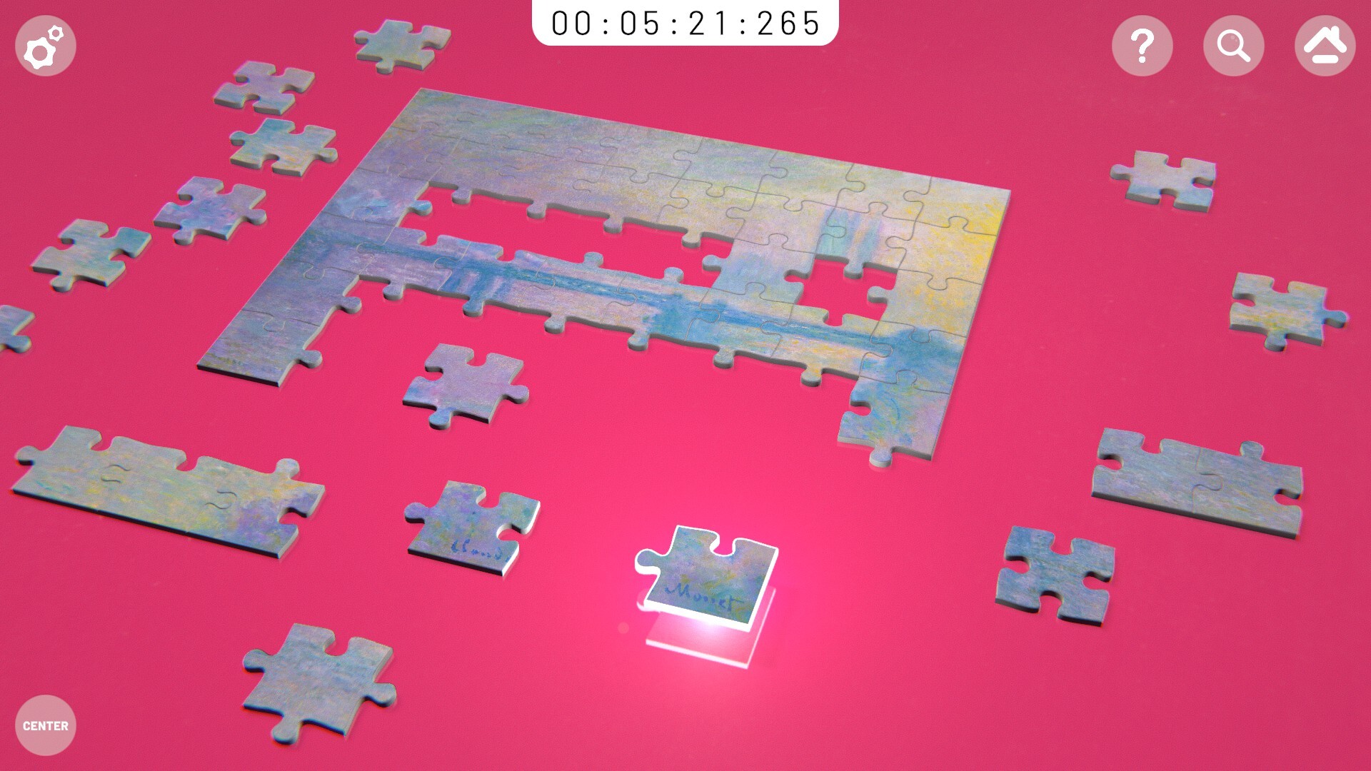 WORLD OF ART JIGSAW PUZZLES: MONET Screenshot 3