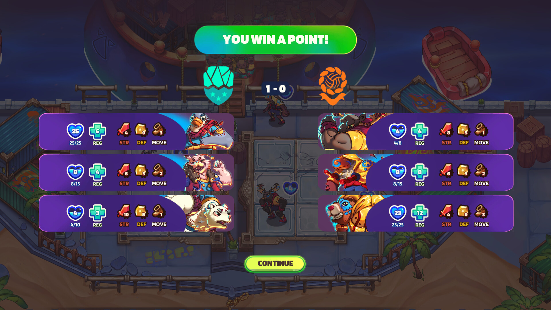 Smash it Wild: Tactical Volleyball Roguelike Screenshot 7