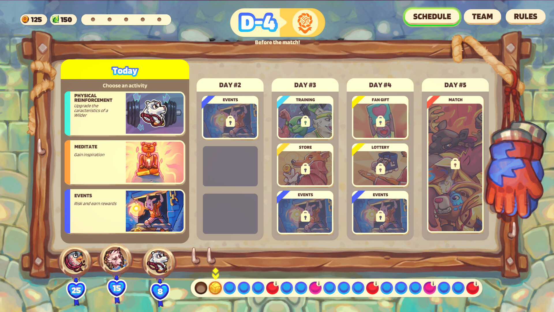 Smash it Wild: Tactical Volleyball Roguelike Screenshot 1