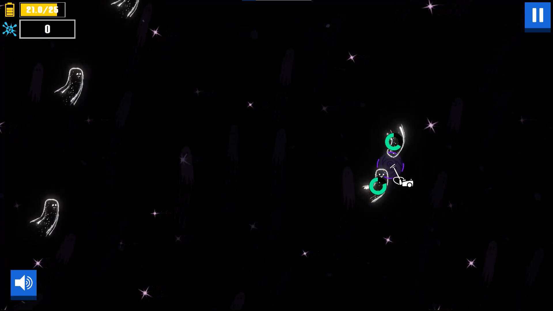 A game about sucking (up ghosts with a Vacuum) Demo Screenshot 0