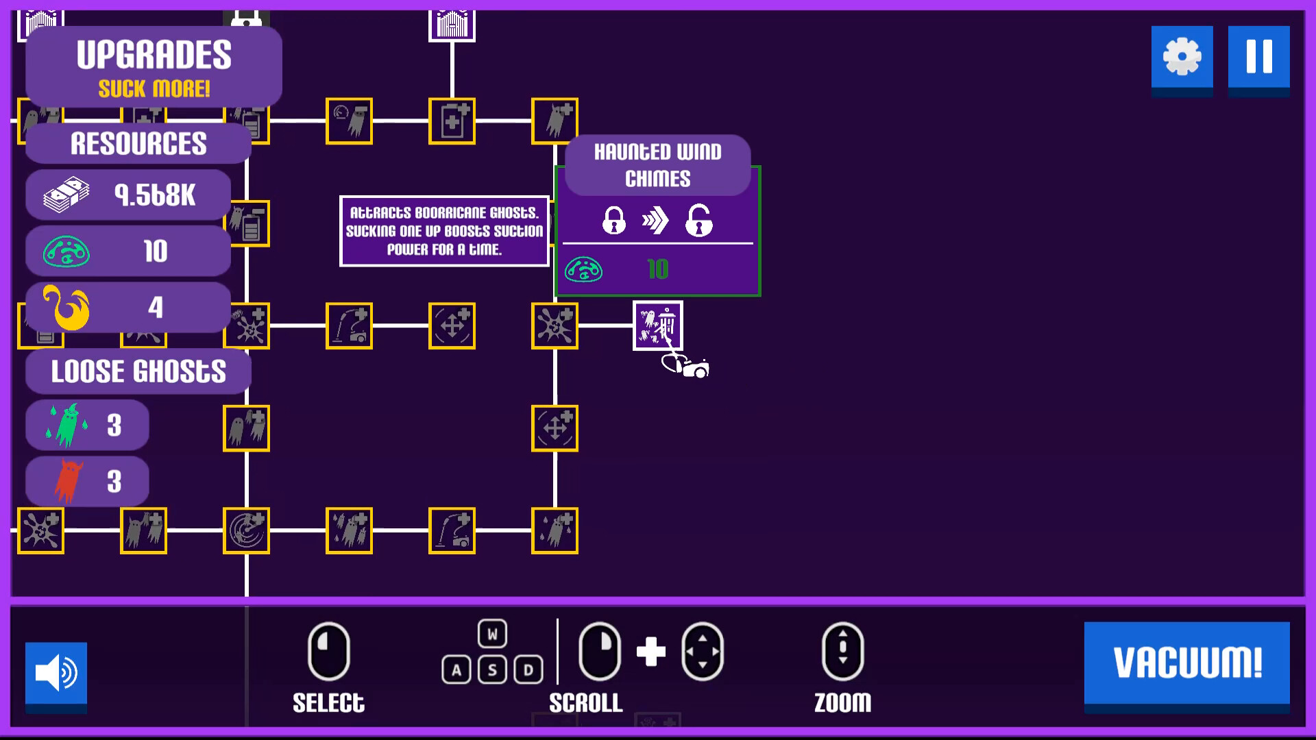 A game about sucking (up ghosts with a Vacuum) Demo Screenshot 6