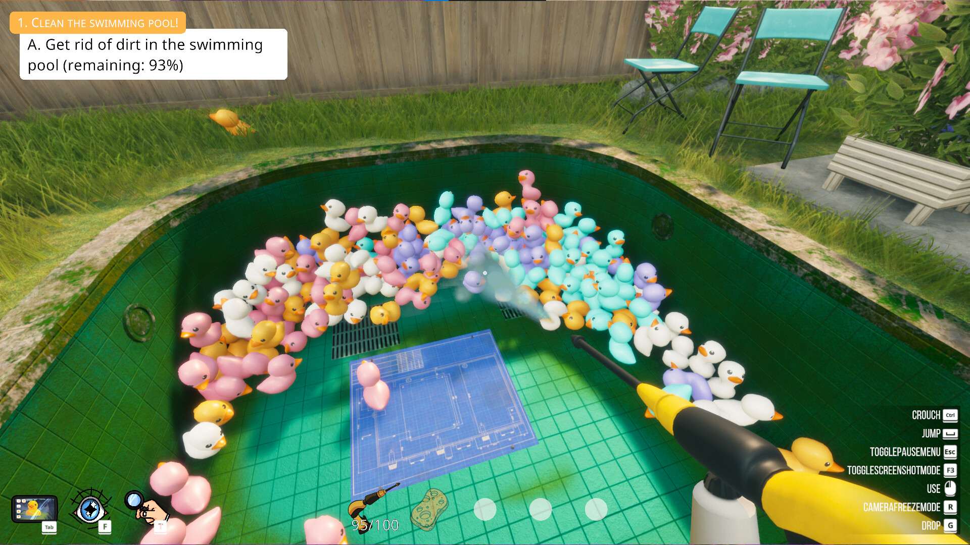 Pool Cleaning Simulator Screenshot 0