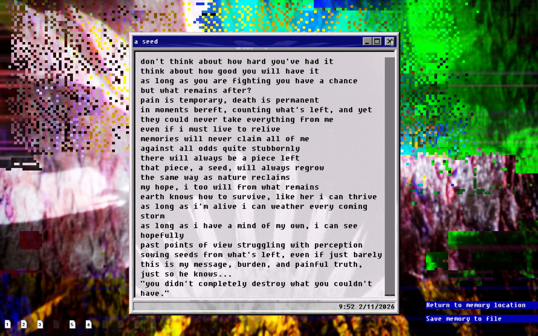 she danced in the wind like a holographic dream before the world died Screenshot 5