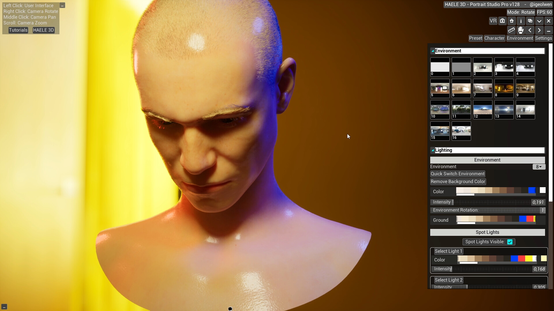 HAELE 3D - Portrait Studio Pro - Drawing References Screenshot 12