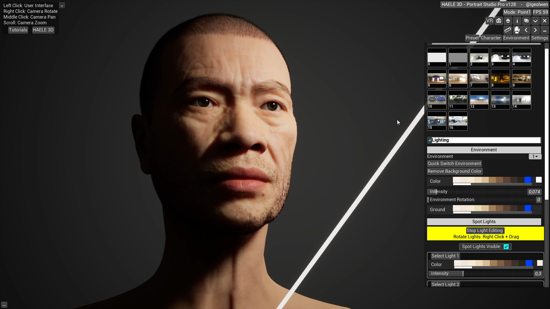 HAELE 3D - Portrait Studio Pro - Drawing References Screenshot 8