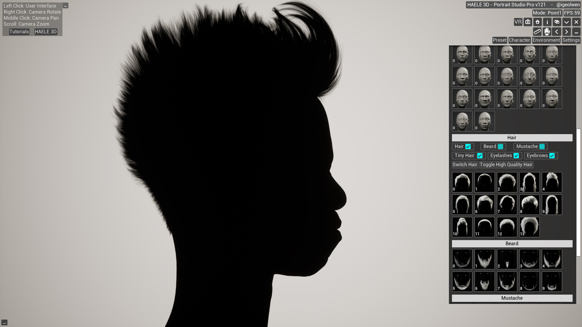 HAELE 3D - Portrait Studio Pro - Drawing References Screenshot 10