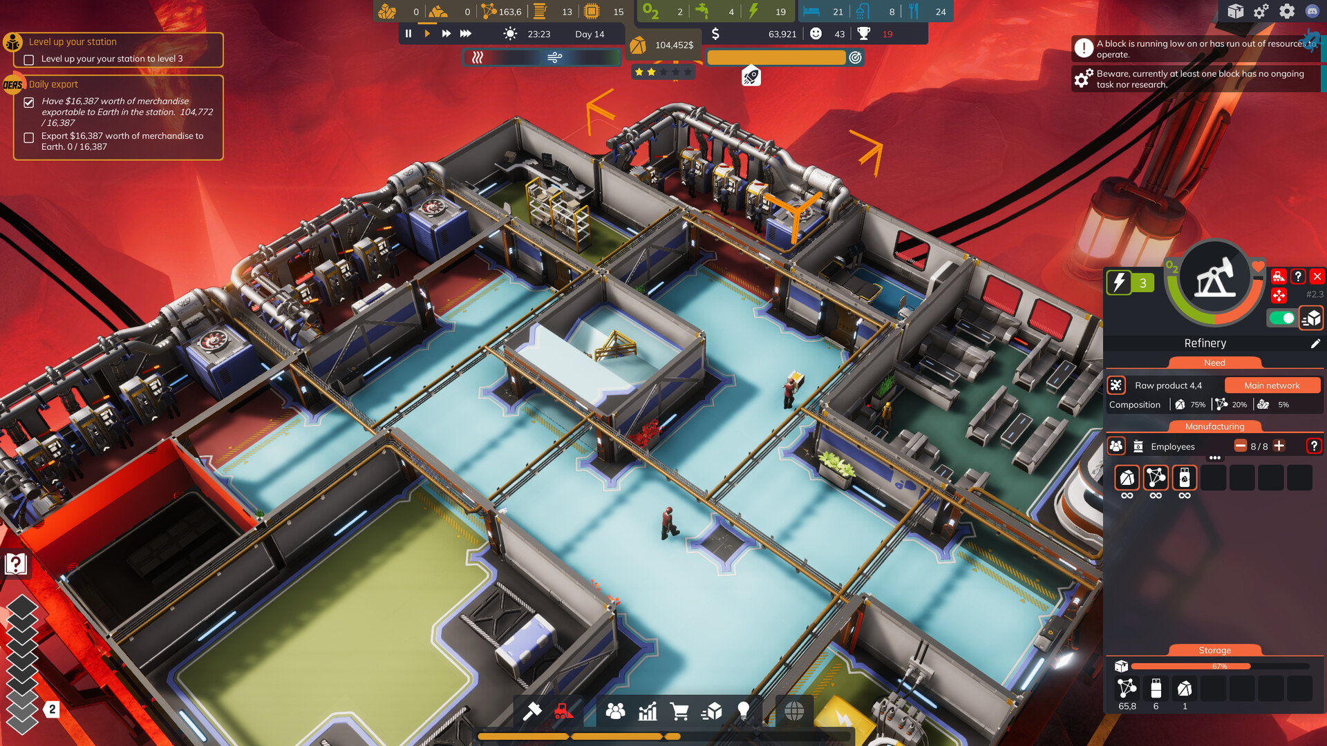 Space Drilling Station Screenshot 0