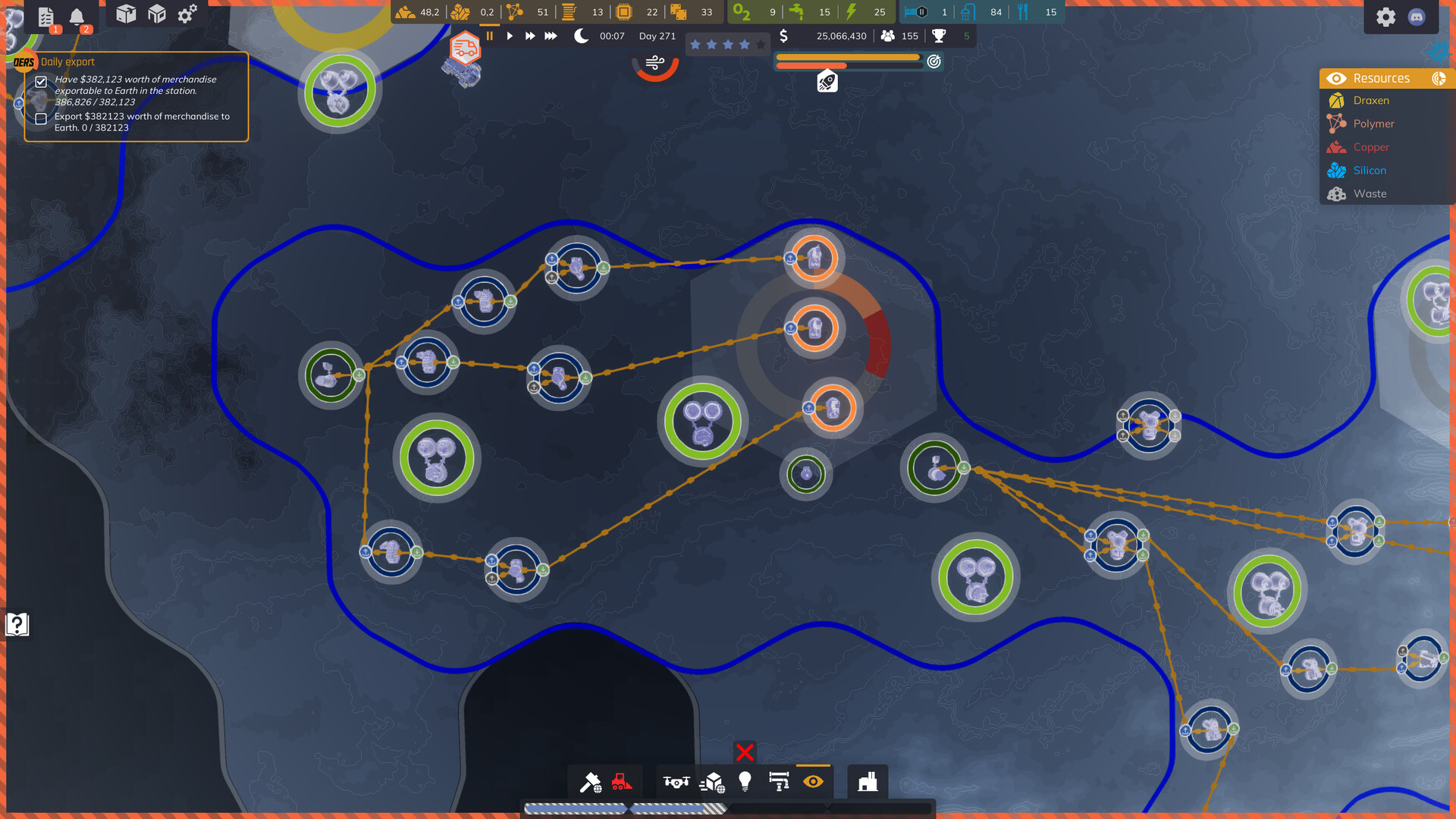 Space Drilling Station Screenshot 2