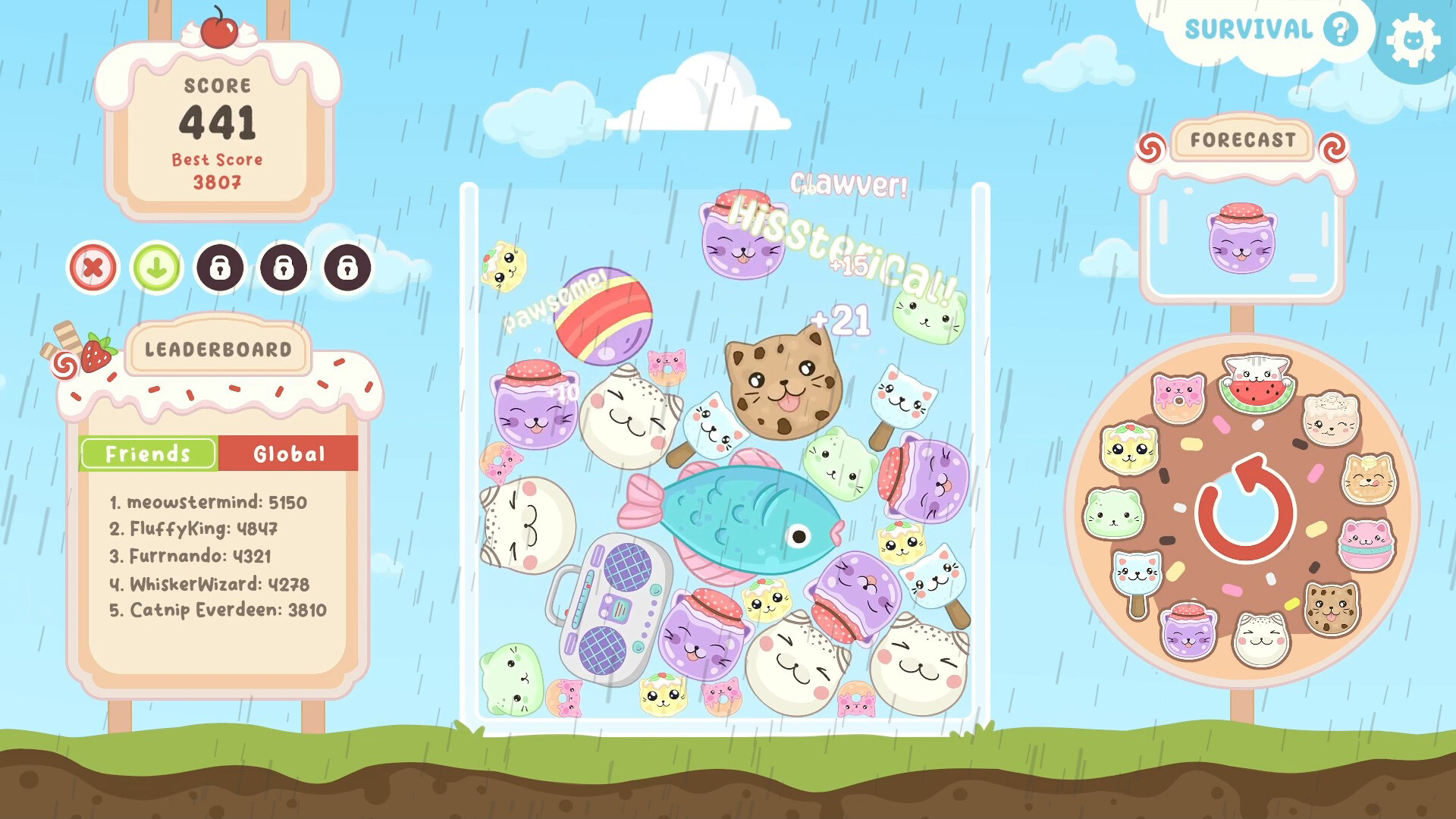 Cloudy with a Chance of Kittens Screenshot 2