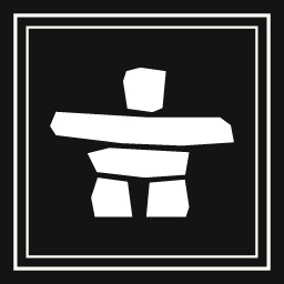 Inukshuk icon