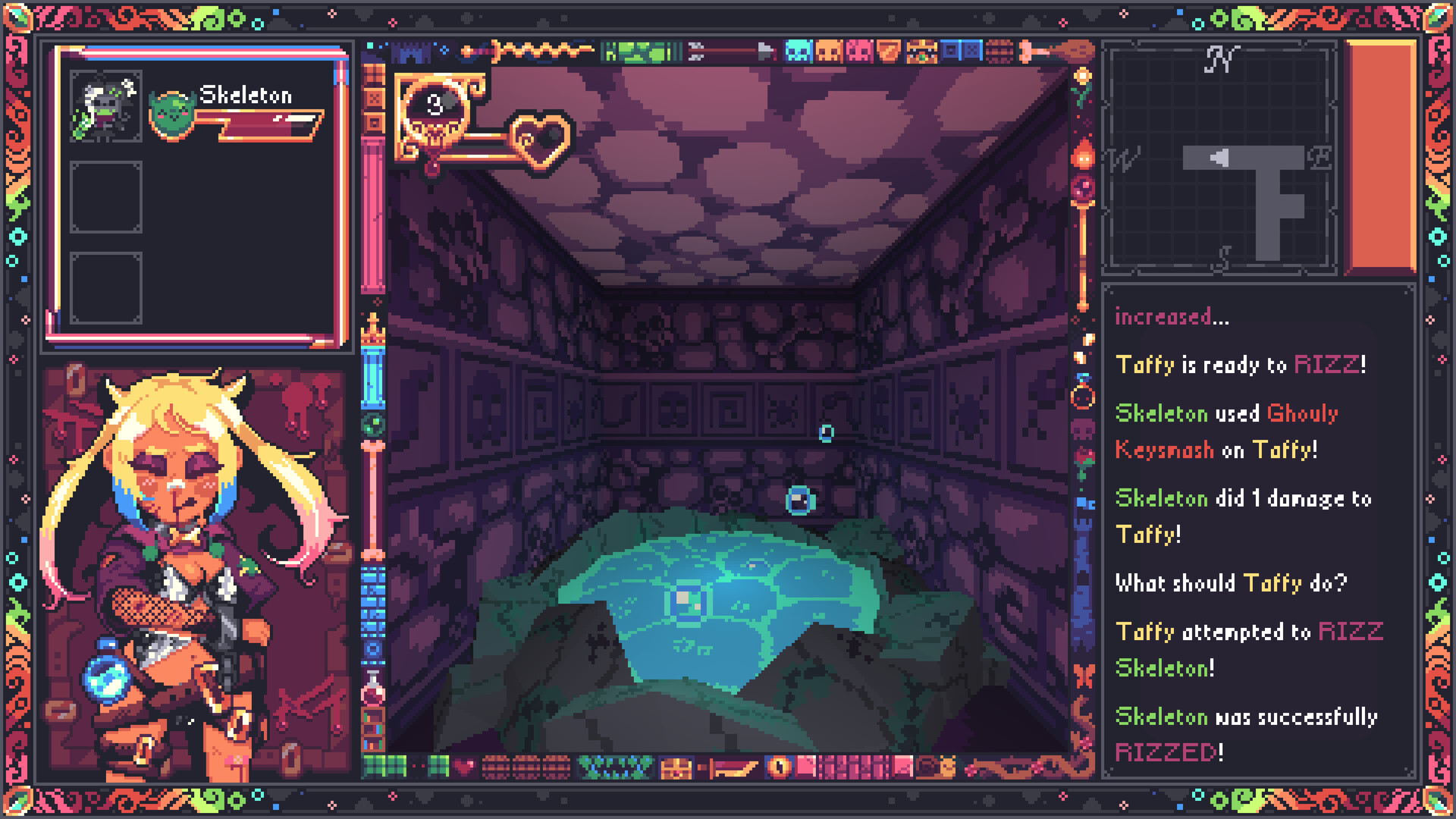 Rizz Dungeon: Skeleton Key to My Heart Demo Screenshot 3