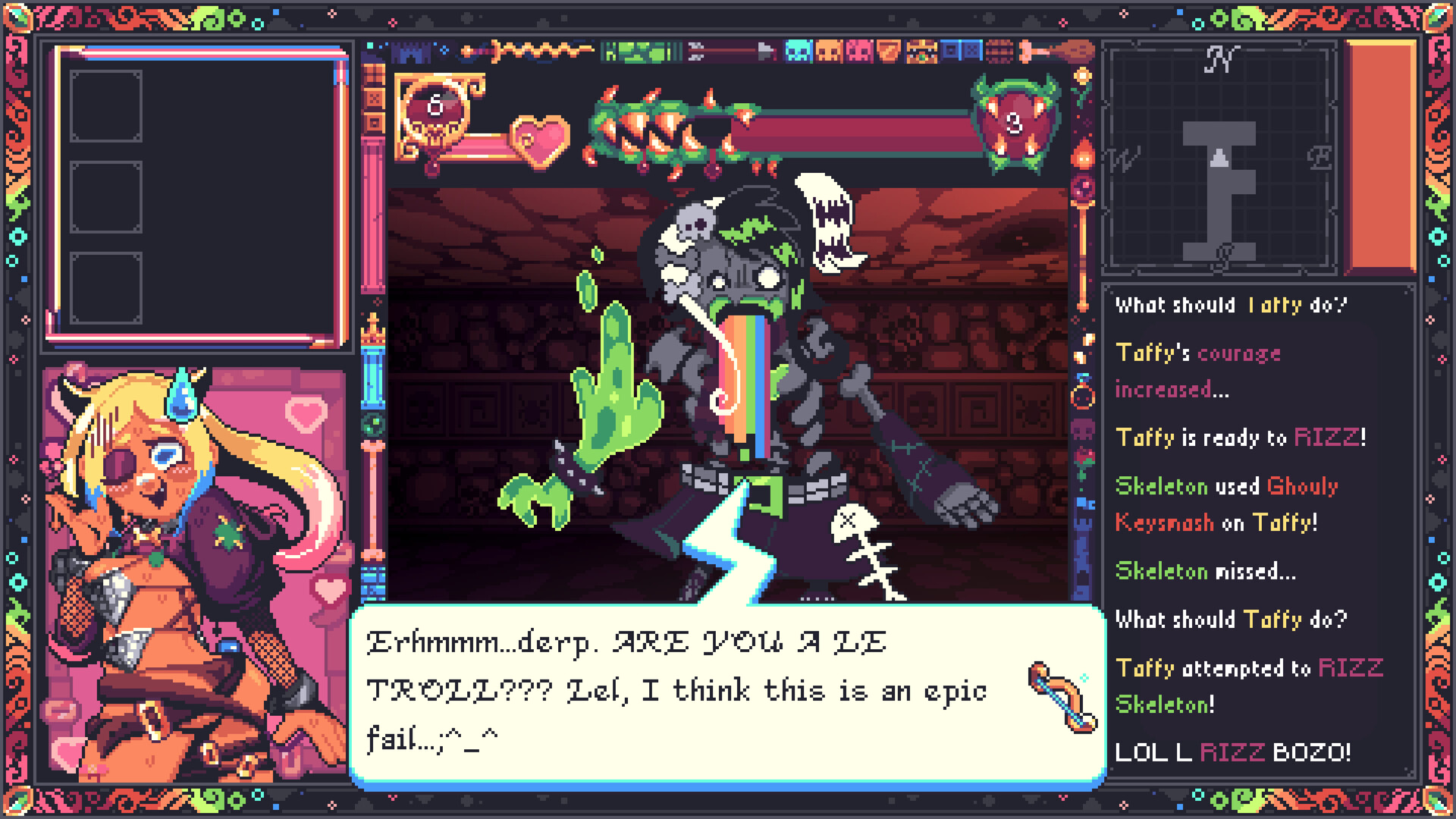 Rizz Dungeon: Skeleton Key to My Heart Demo Screenshot 6