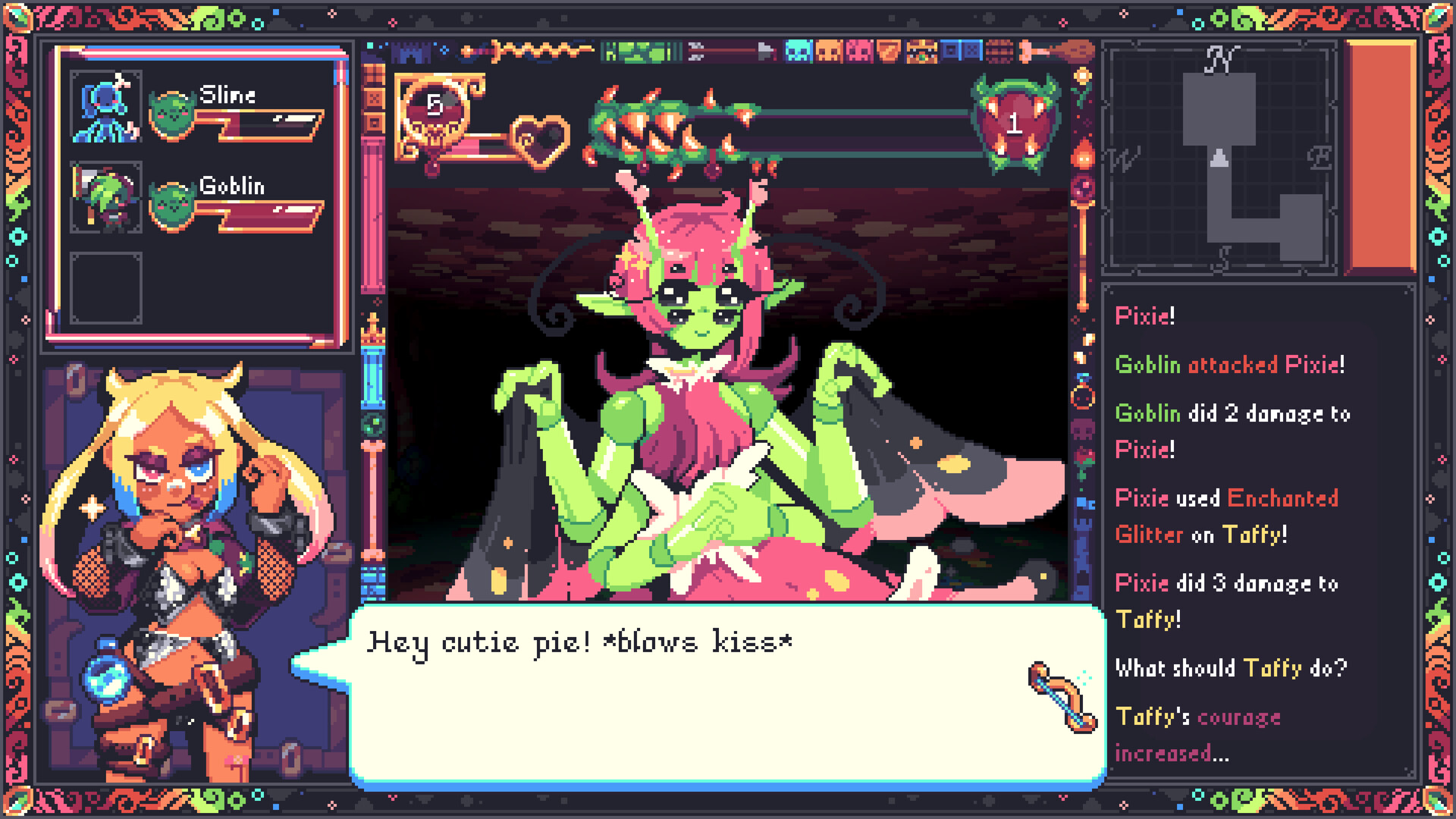 Rizz Dungeon: Skeleton Key to My Heart Demo Screenshot 2