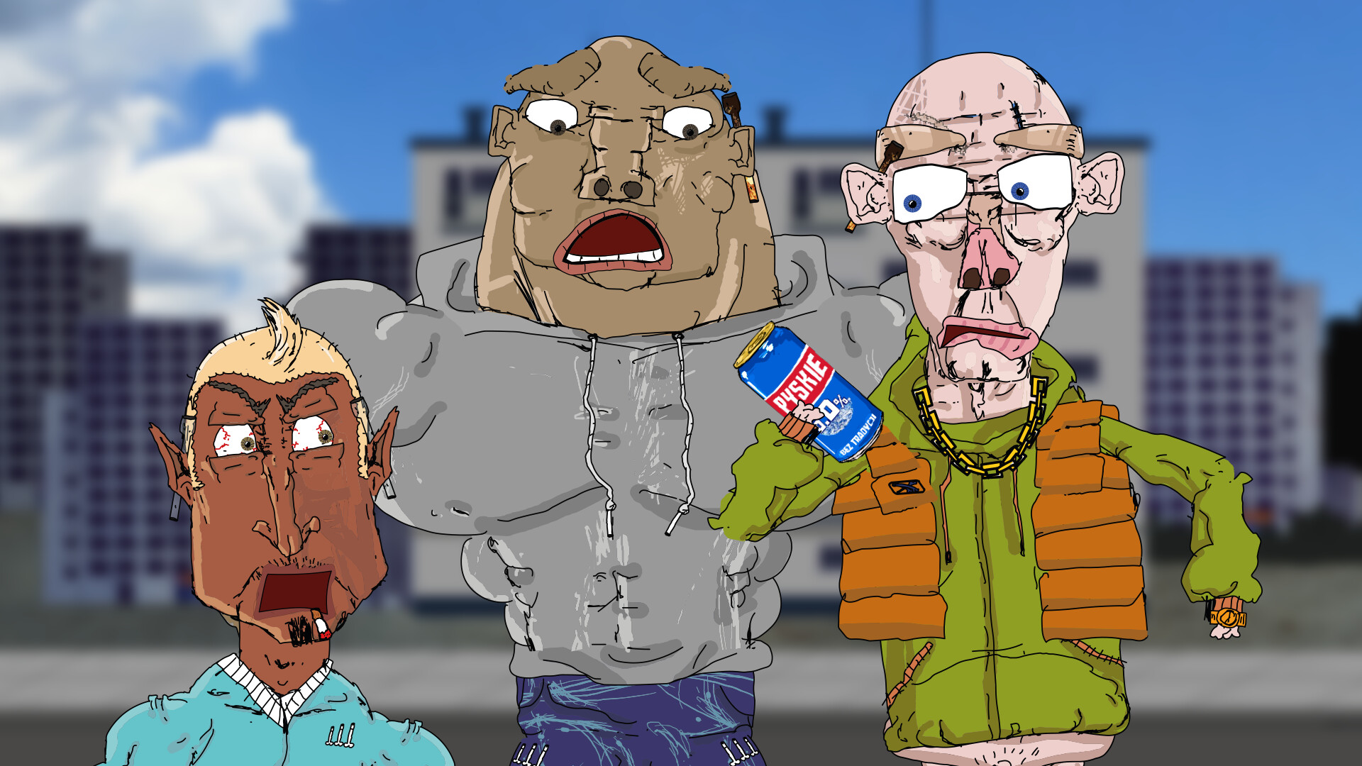 Hoodies Squad: Alcoholypse Screenshot 1