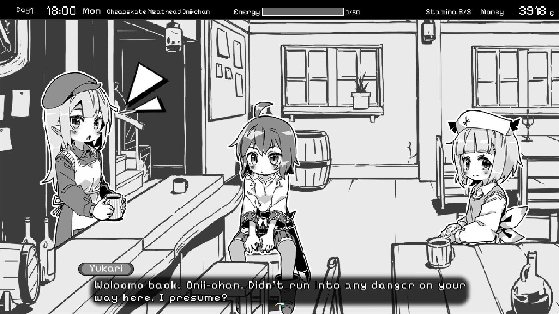 Living With Sister: Monochrome Fantasy Screenshot 2