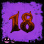 Level 18 icon