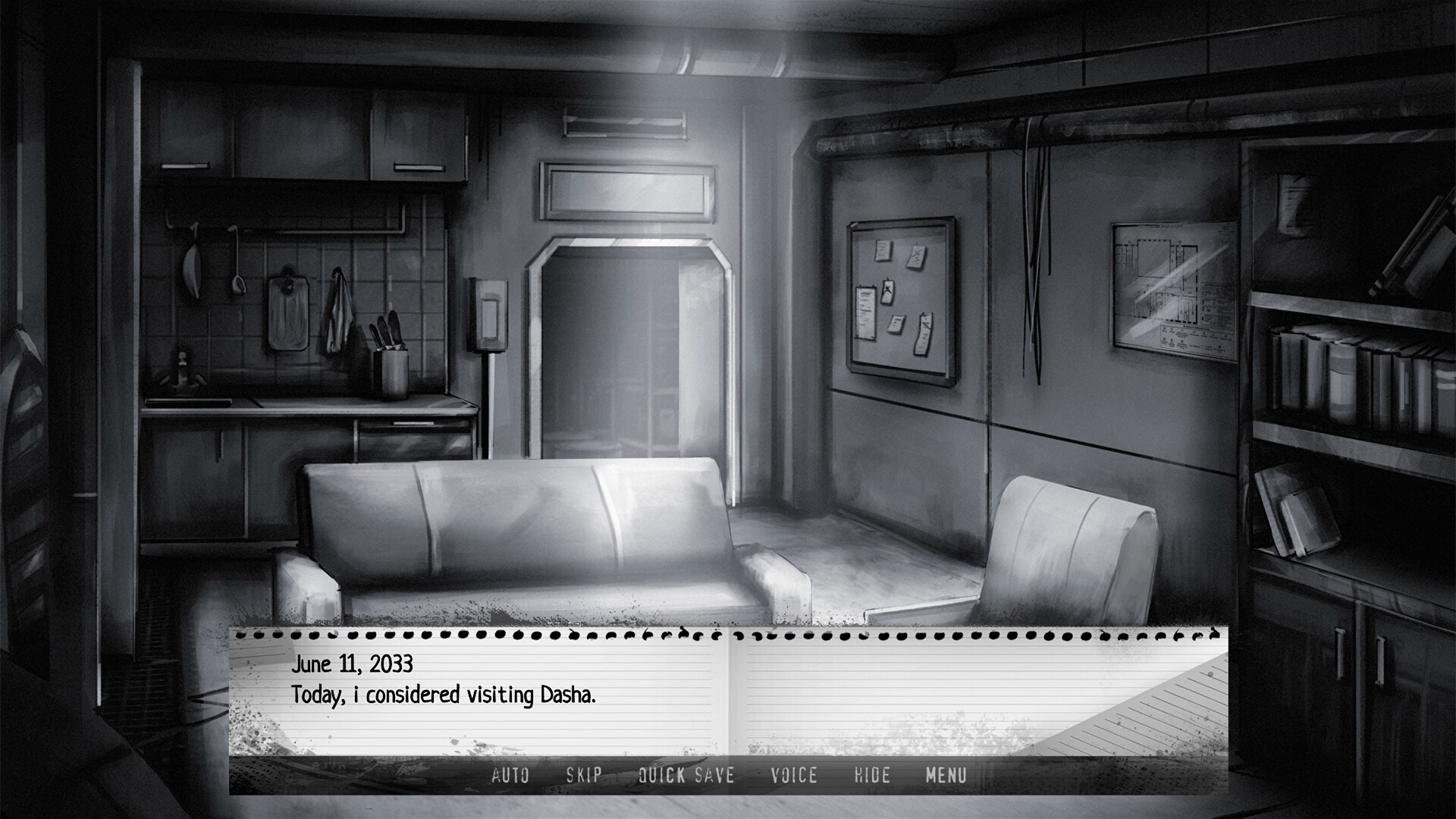The Bunker Notes - Horror/Drama Visual Novel Screenshot 5