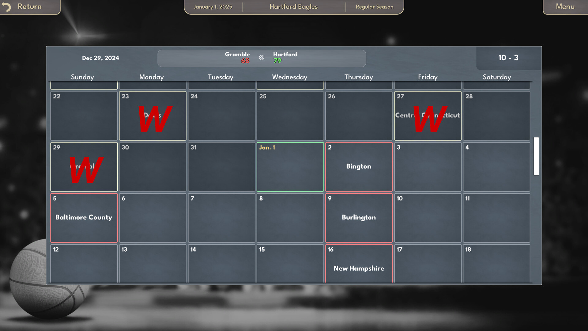 College Basketball Manager Screenshot 5