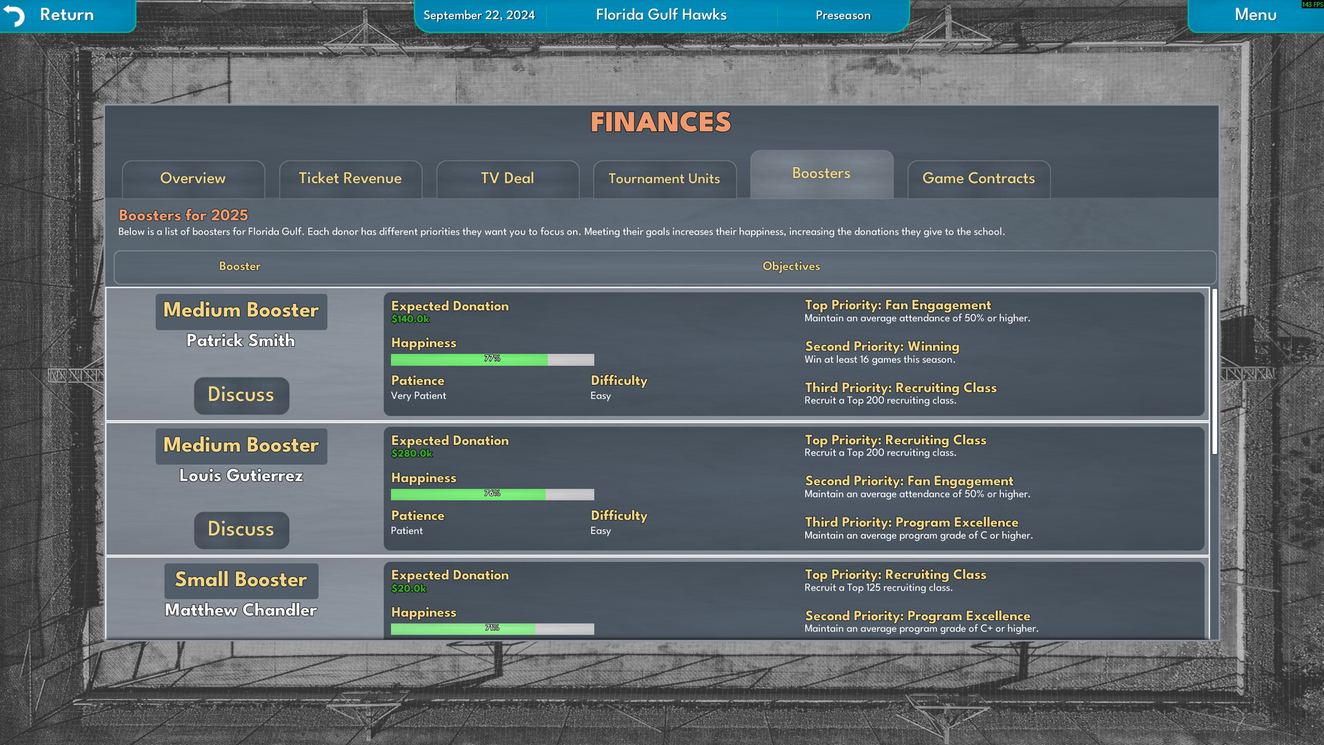 College Basketball Manager Screenshot 6