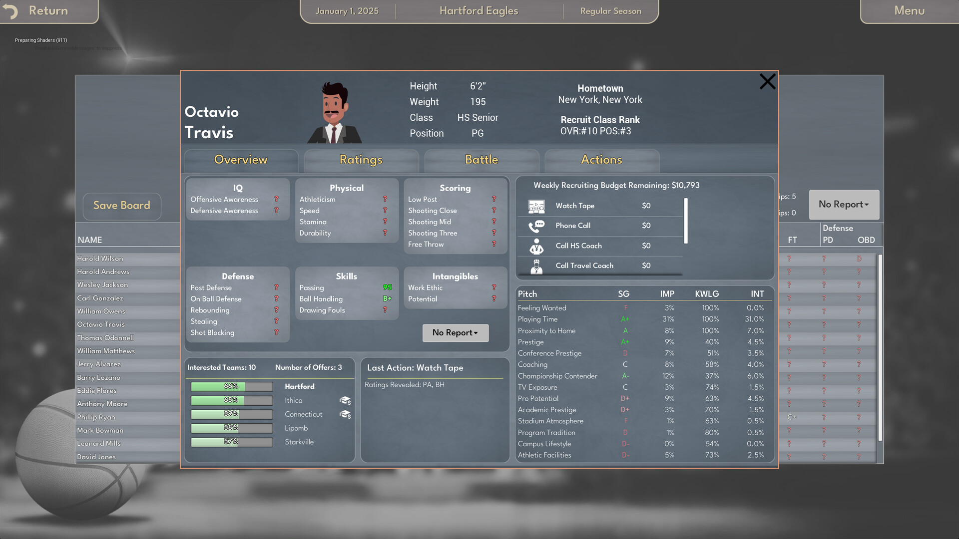 College Basketball Manager Screenshot 3